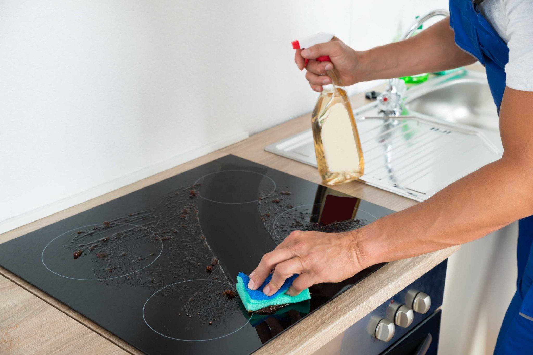 Как и чем очистить стеклокерамическую плиту – 7 способов