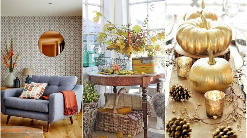Как украсить дом осенью: 50 идей