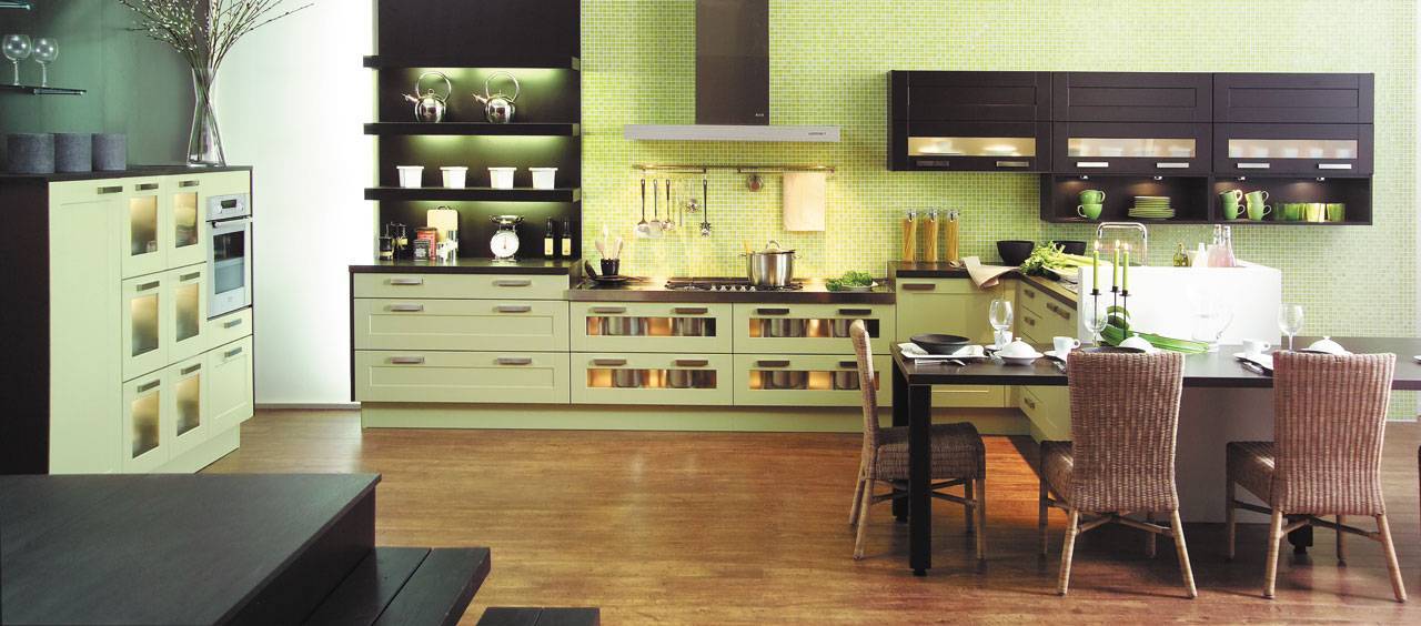 Дизайн кухни оливкового цвета — успешные сочетания цветов, интересные идеи, фото подборка