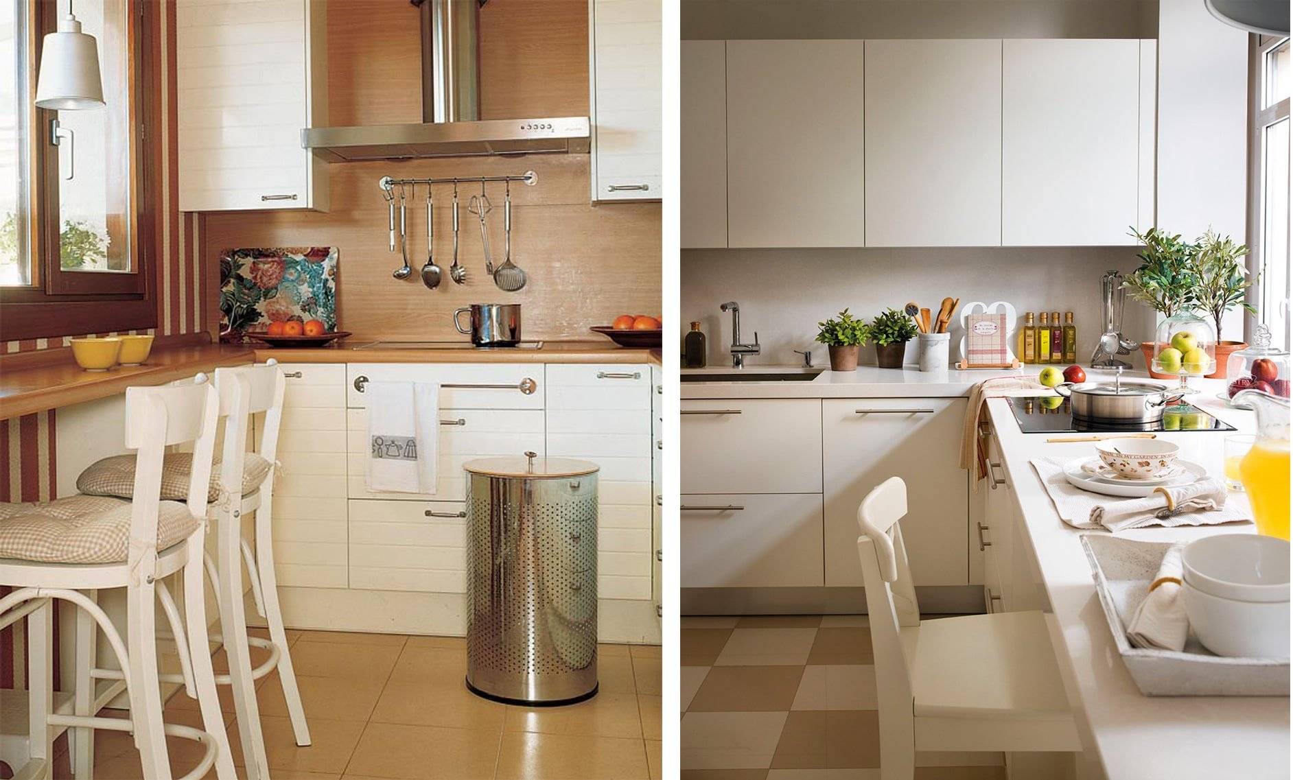 Малогабаритная кухня: фото примеров интерьера кухни маленького размера