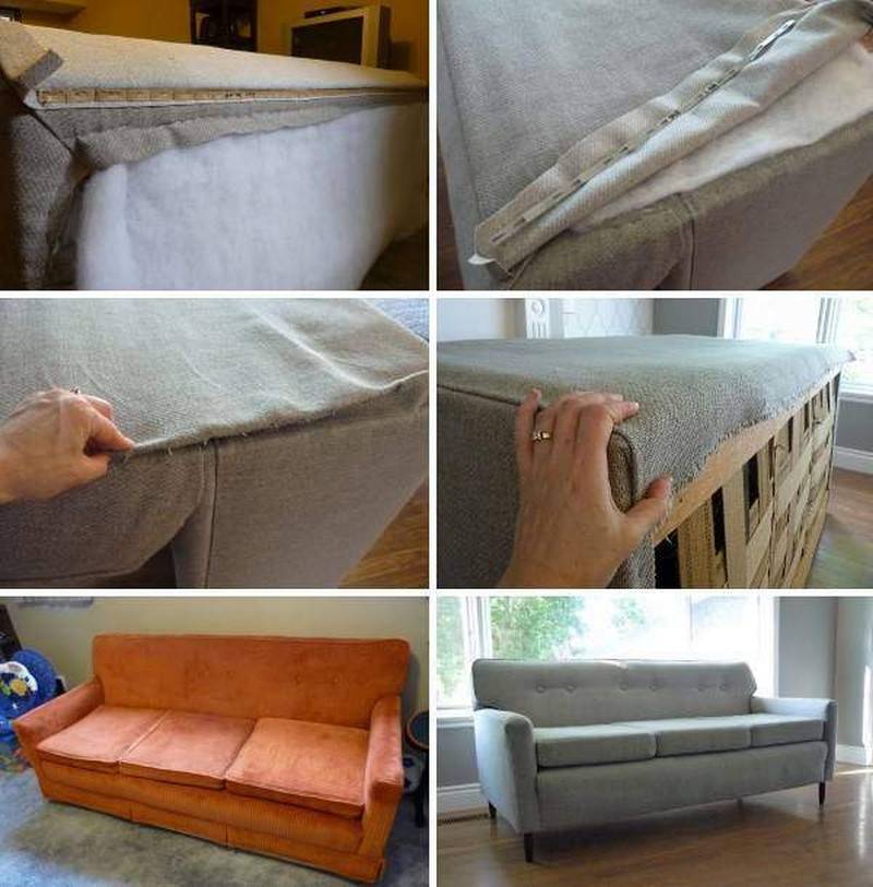Как перетянуть диван? - xclean.info