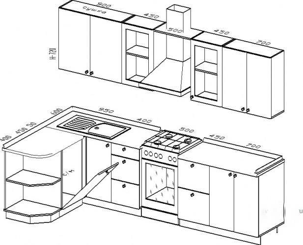 Какими могут быть размеры столешниц для кухни – сделаем мебель сами