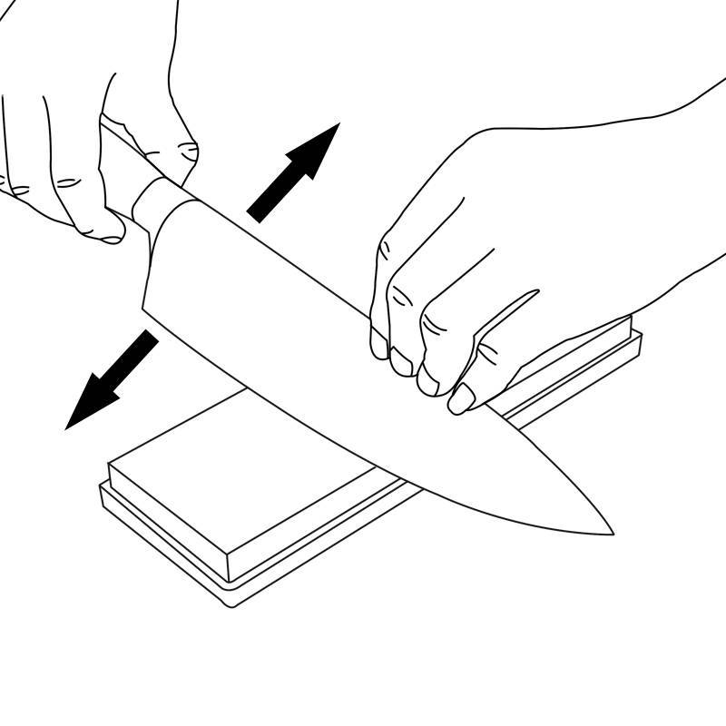 Как правильно точить ножи бруском вручную в домашних условиях
