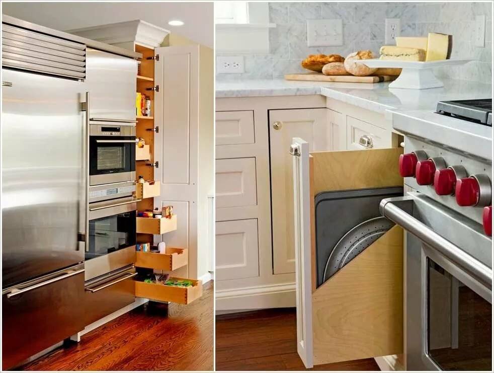 Интерьер маленькой кухни: умный дизайн небольшой комнаты в 100 фотографиях