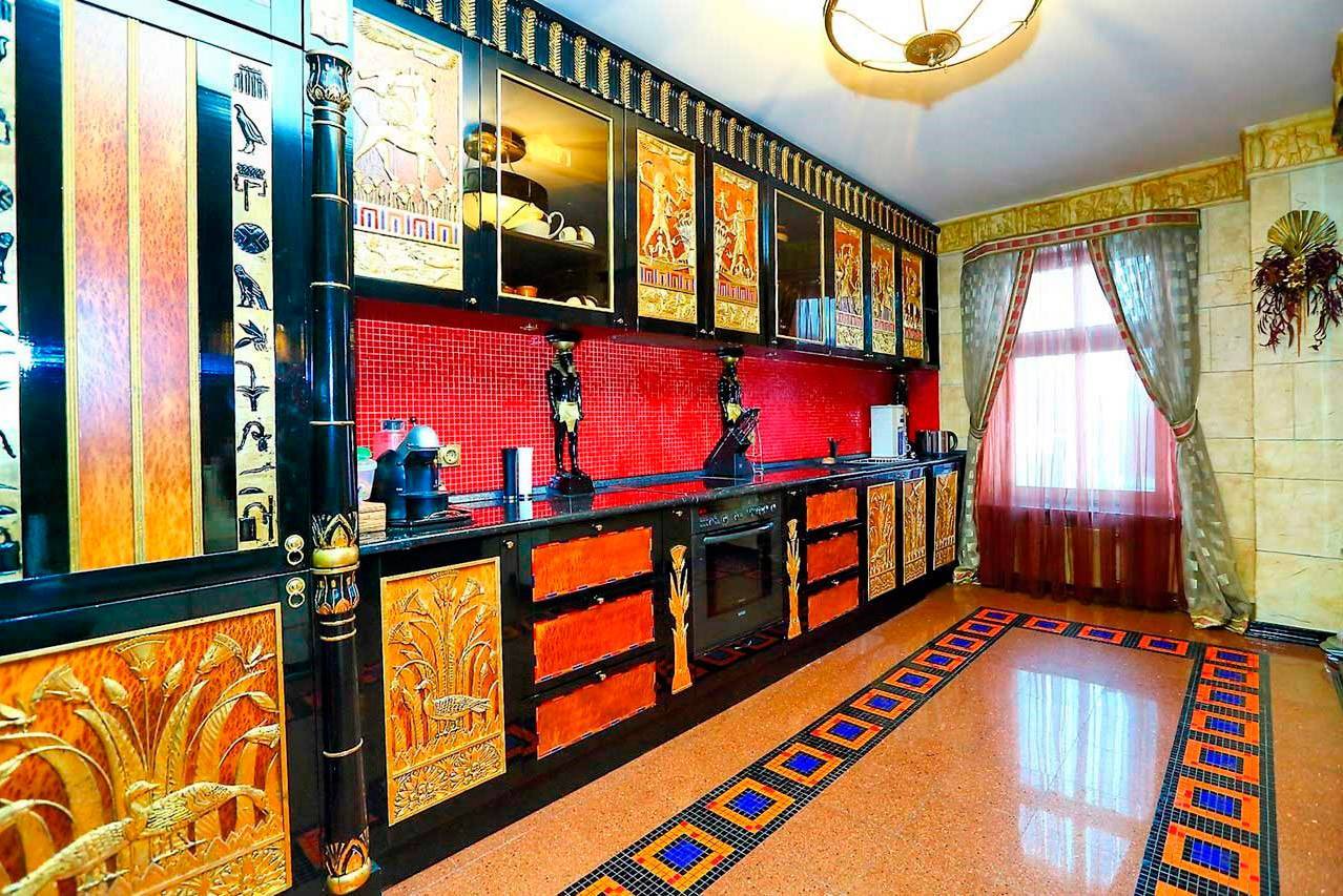 Египетский стиль интерьера квартиры: фото дизайна рисунки орнаменты декор - сам смогу сделать ремонт