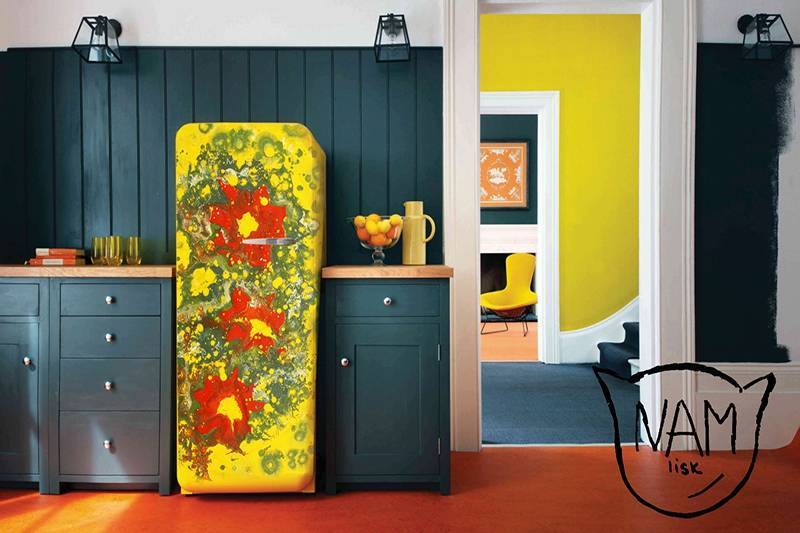 Декупаж холодильника своими руками с фото: мастер класс для новичков