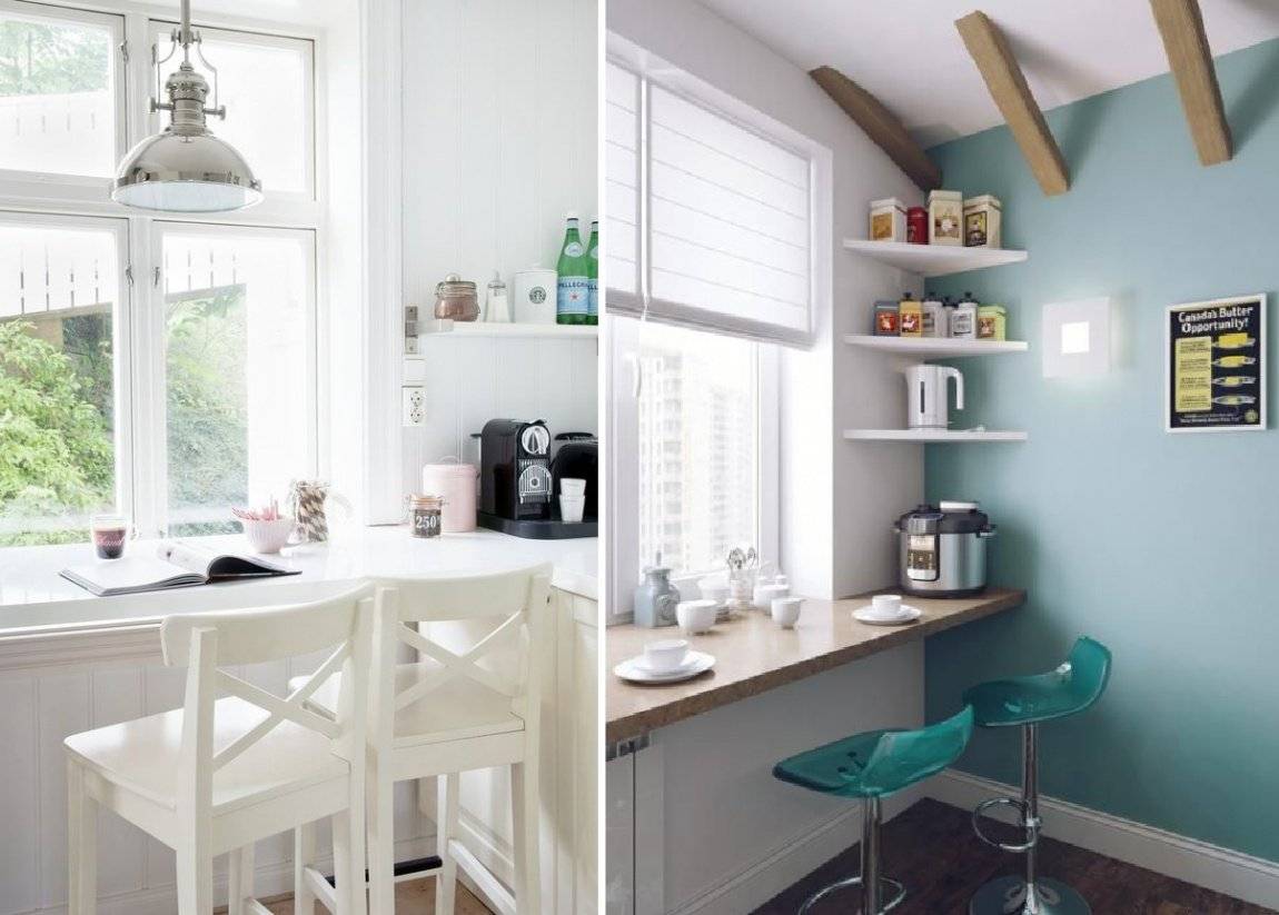 Подоконник-столешница на кухне: фото лучших идей идеального размещения и сочетания в интерьере кухни