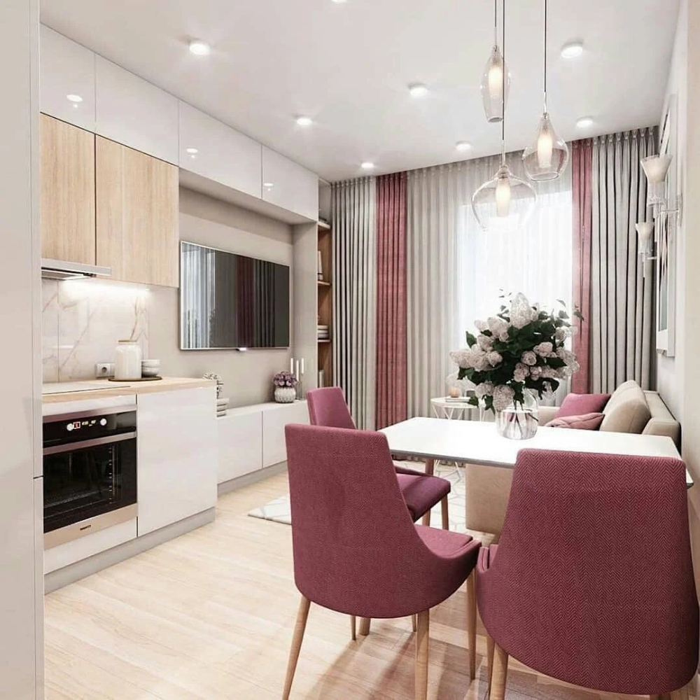 Нюансы планировки кухни-гостиной 15 кв. м: дизайн и зонирование комнаты