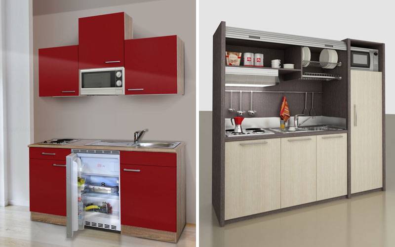 Малогабаритные кухни, основные приемы дизайна маленького пространства, как выбрать планировку и стиль - 39 фото