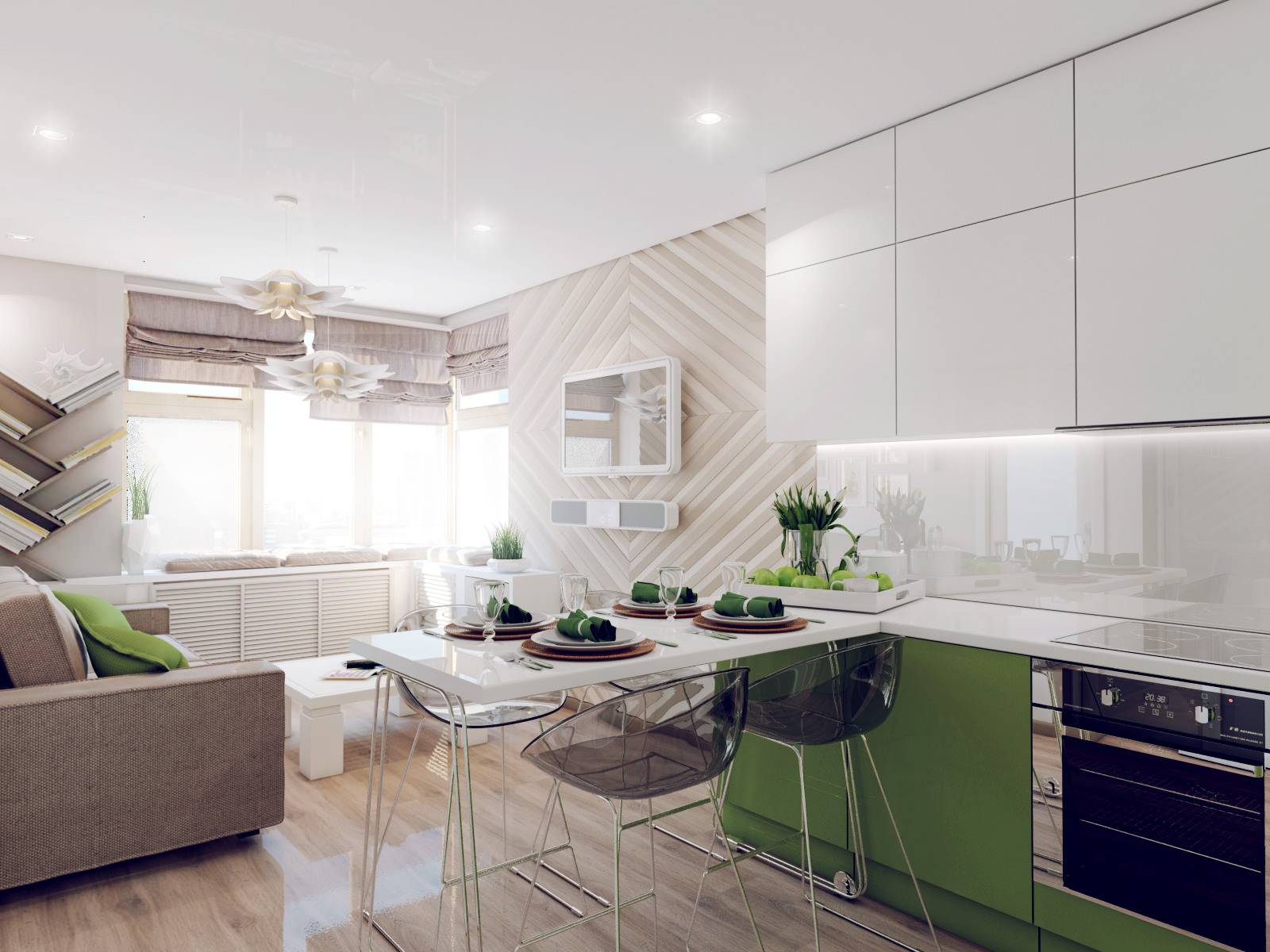 Кухня 16 кв м – примеры удачного дизайна и тренды 2020