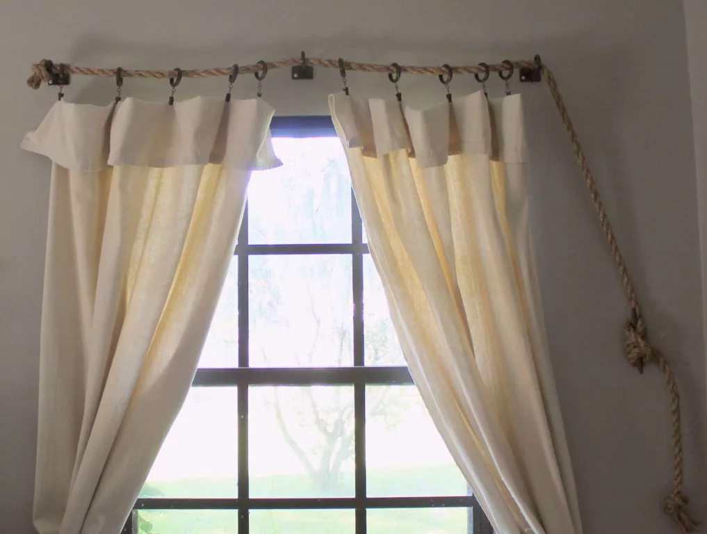 Как повесить шторы без сверления?