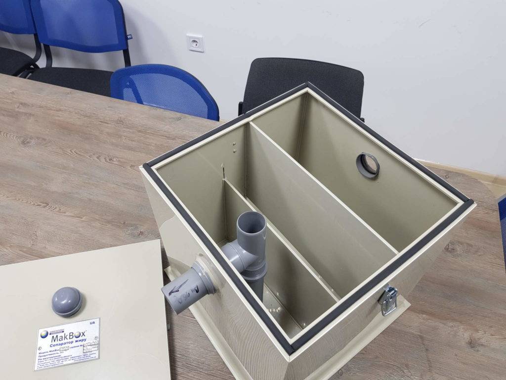 Жироуловитель для канализации из столовой - устройство и порядок монтажа
