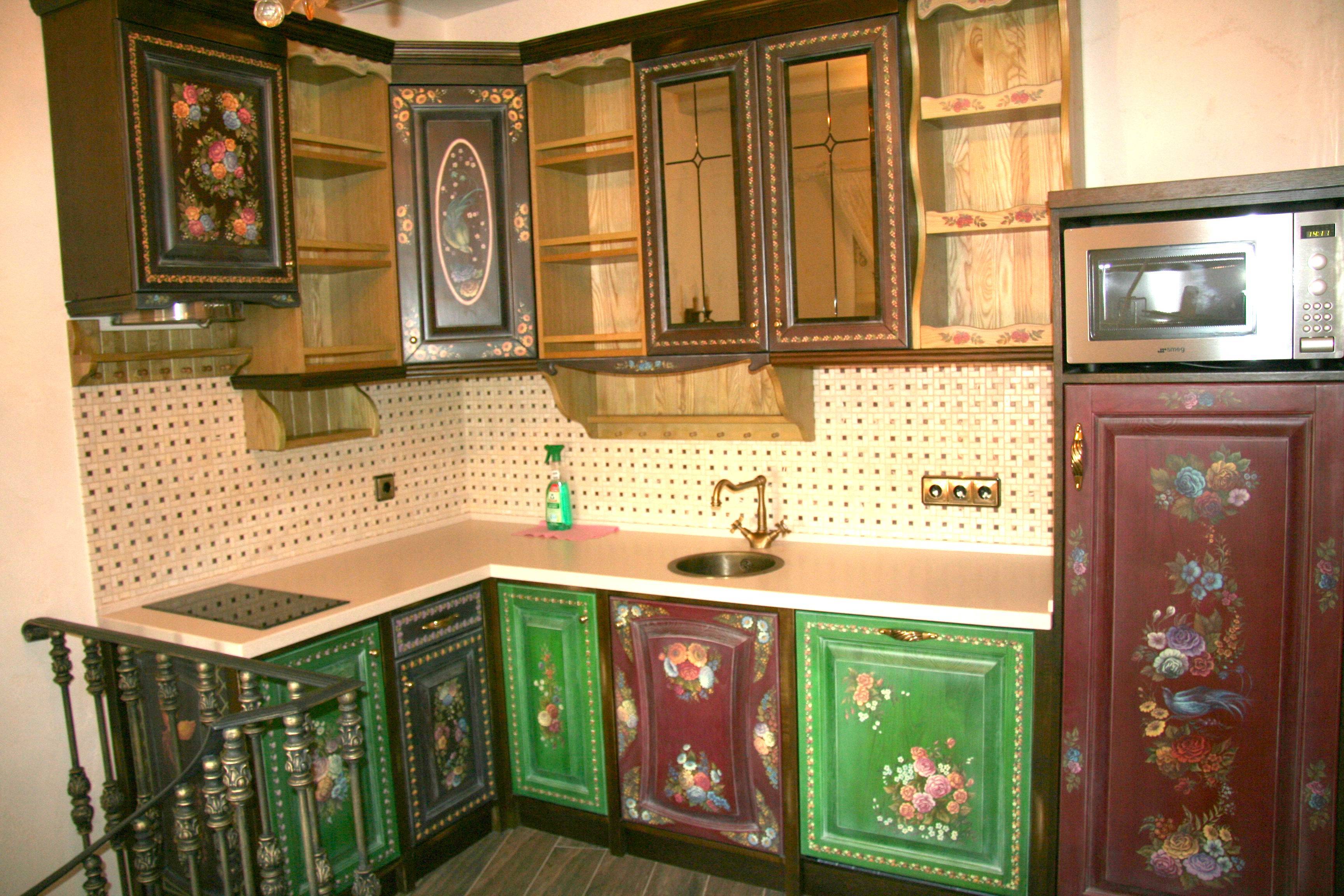 Реставрация кухонной мебели: фасадов гарнитура