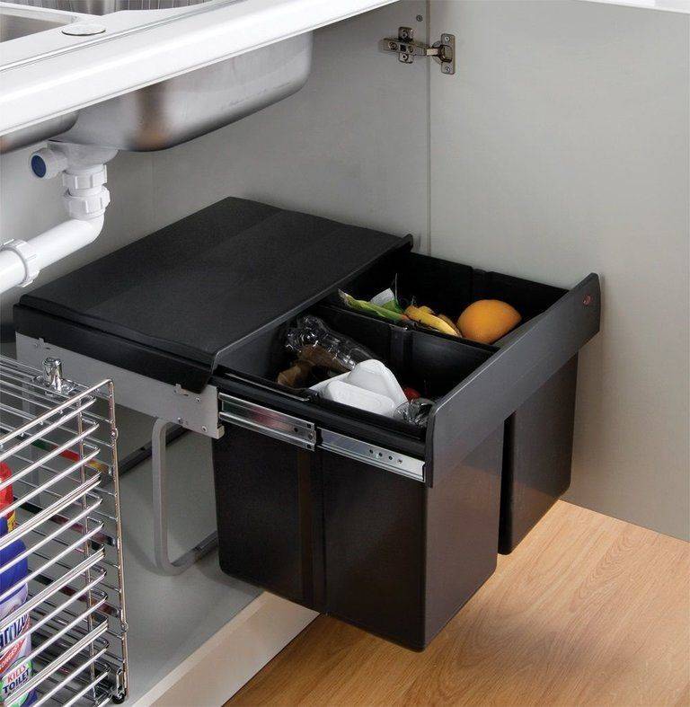 Открытие для умной кухни: как использовать пространство под раковиной