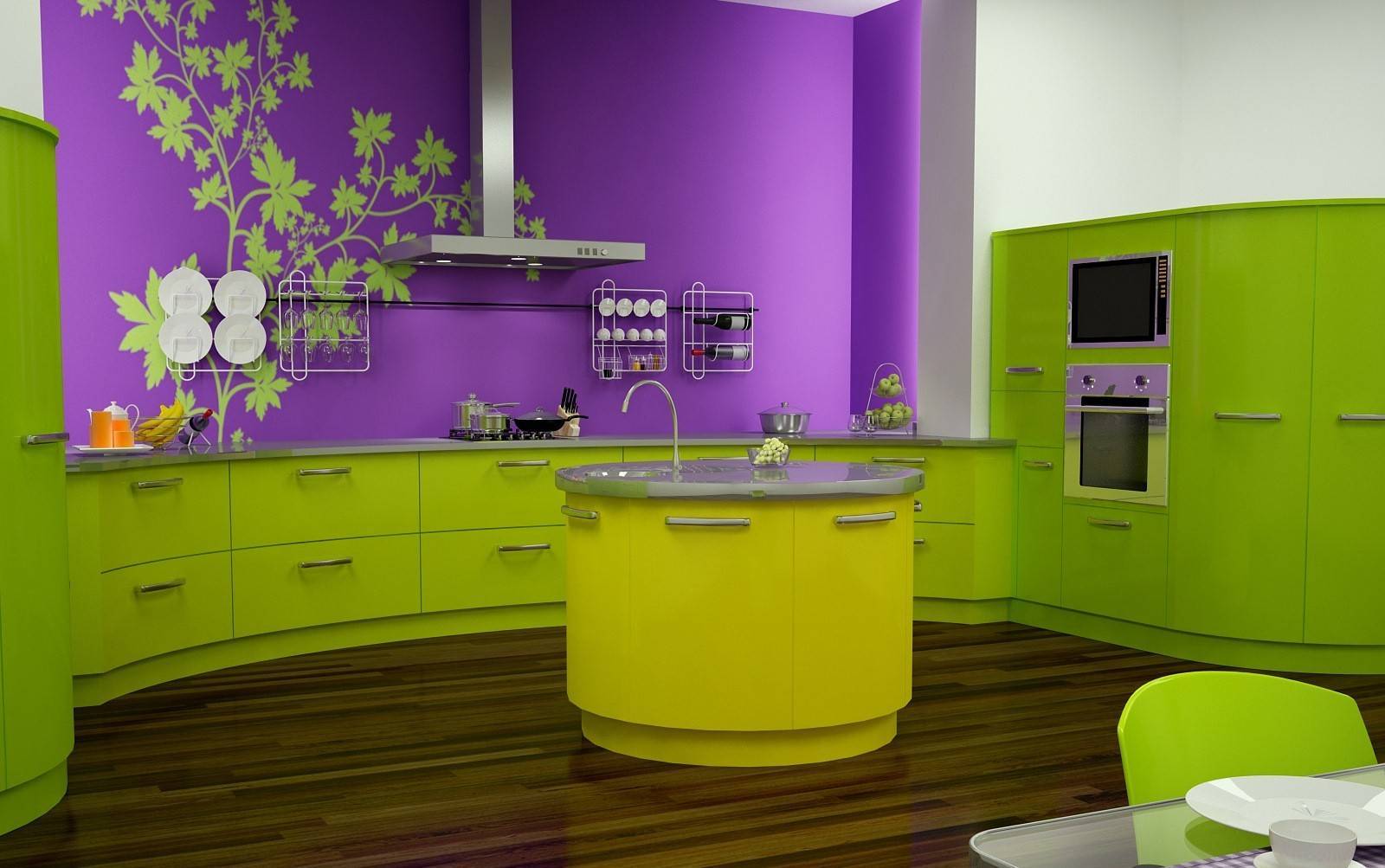 Цветовая гамма для кухни: что говорит психология и фен шуй
