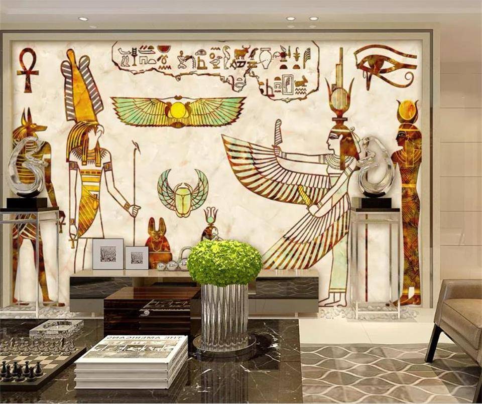 Египетский стиль в интерьере: основные принципы, отделка и изысканные декоративные элементы древности