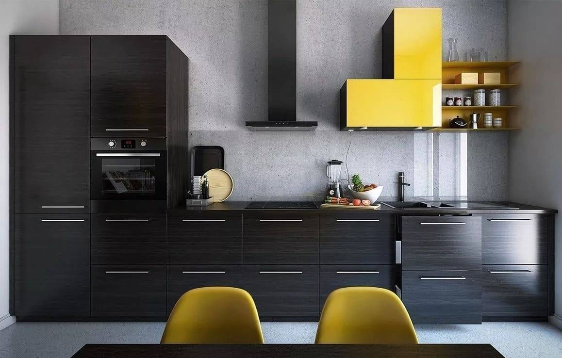 Черная кухня - 100 фото лучших идей дизайна