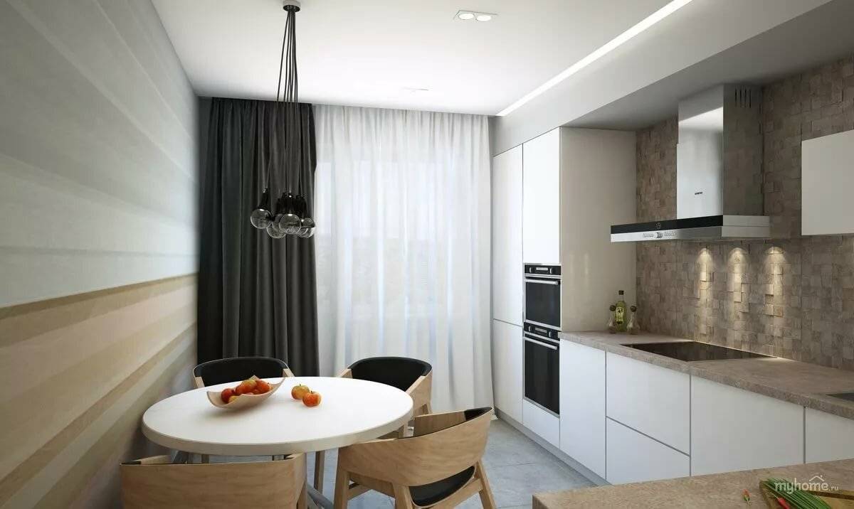 Кухня-гостиная 14 кв. м.: 50 фото идей дизайна интерьера с диваном и без