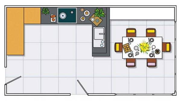 Варианты планировки кухни: 10 советов по визуальному увеличению пространства