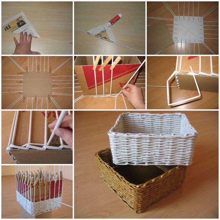 Как сделать корзиночку из бумаги: инструкция - handskill.ru