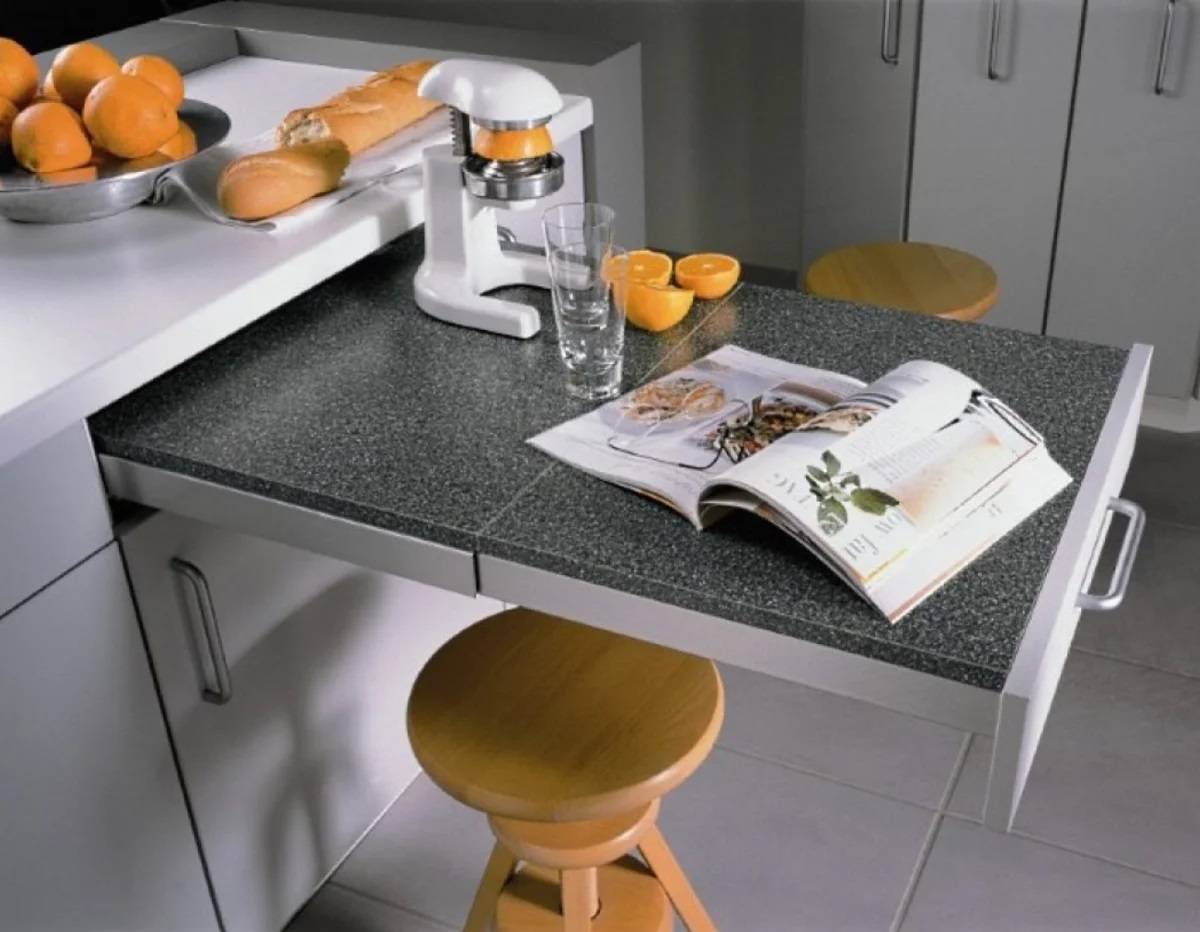Как выбрать кухонный стол для маленькой кухни: на какой модели стола остановиться