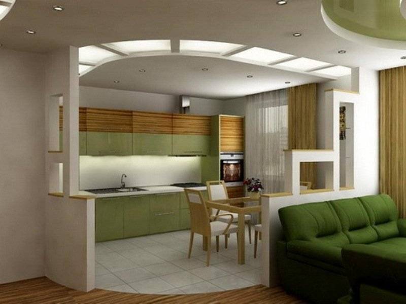Кухня совмещенная с гостиной: дизайн, фото в частном доме