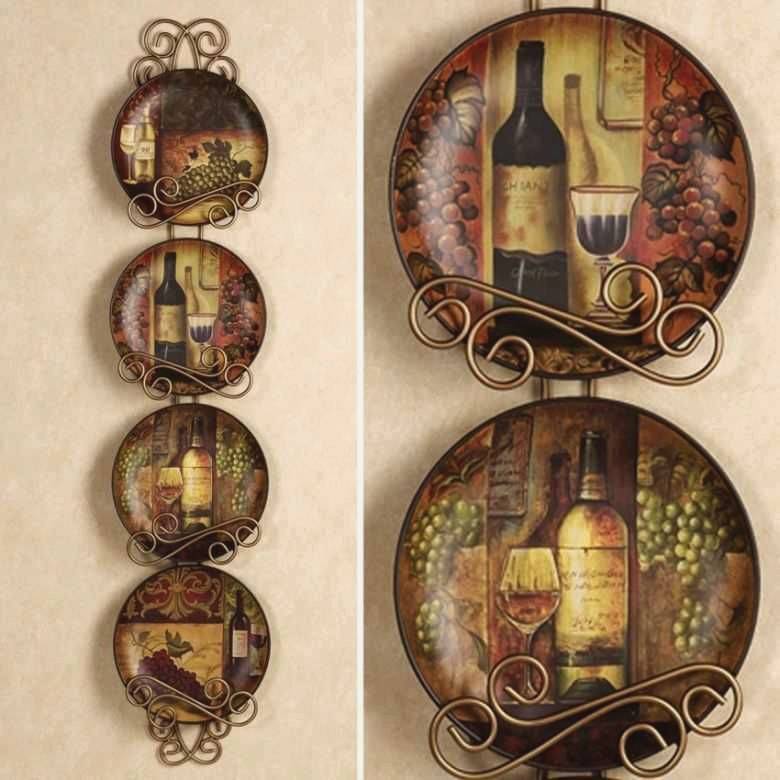 Тарелки на стену - варианты как повесить красивую декоративную тарелку