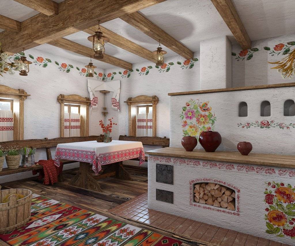 Украинский стиль в интерьере кухни: олицетворение уюта и семейных ценностей