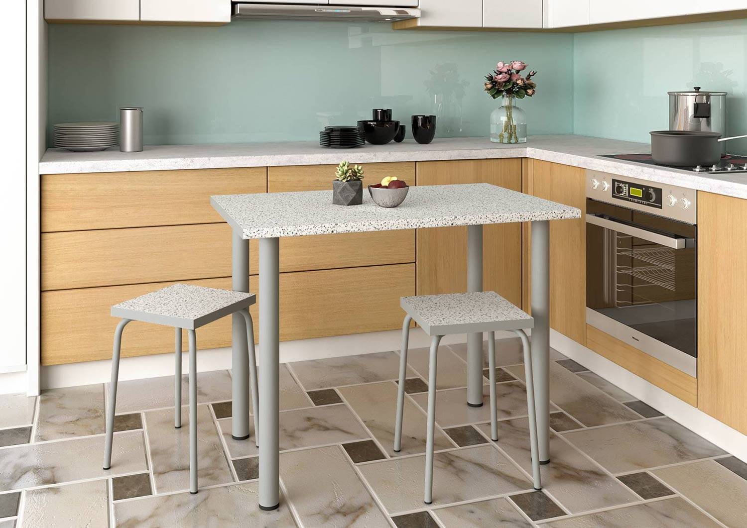 Круглый обеденный стол на кухню: 145 фото примеров в интерьере кухни. виды, варианты расположения, преимущества, выбор цвета и дизайна
