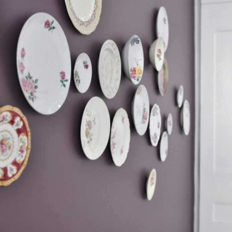 55 идей тарелок на стену: секреты необычного декора своими руками