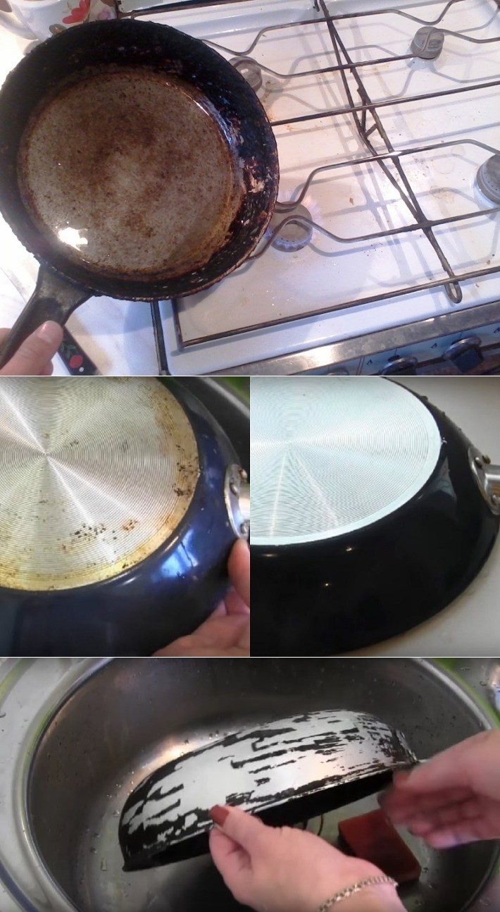 Как очистить сковороду от нагара (42 способа)