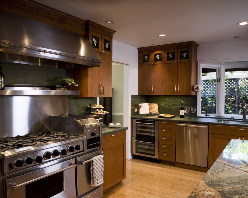 Дизайн кухни с газовой плитой: топ-100 фото лучших идей планировки