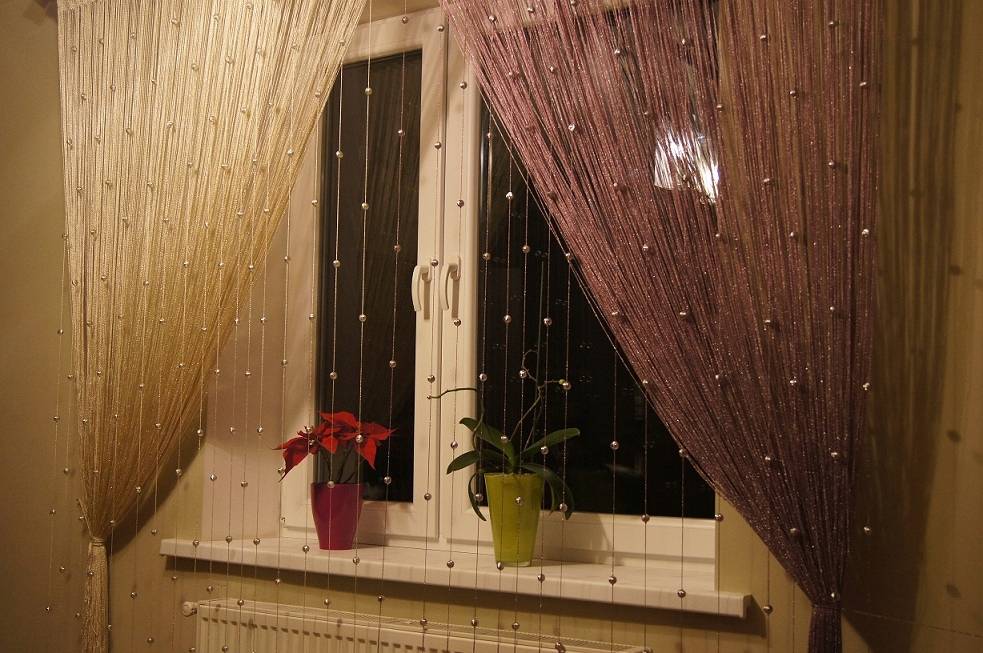 Нитяные шторы: 120 фото новинок дизайна. примеры удачного сочетания и оформления