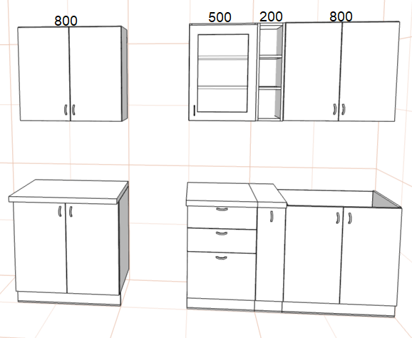 Кухонный гарнитур своими руками: инструкция по замерам, подбору материалов, изготовлению и сборке