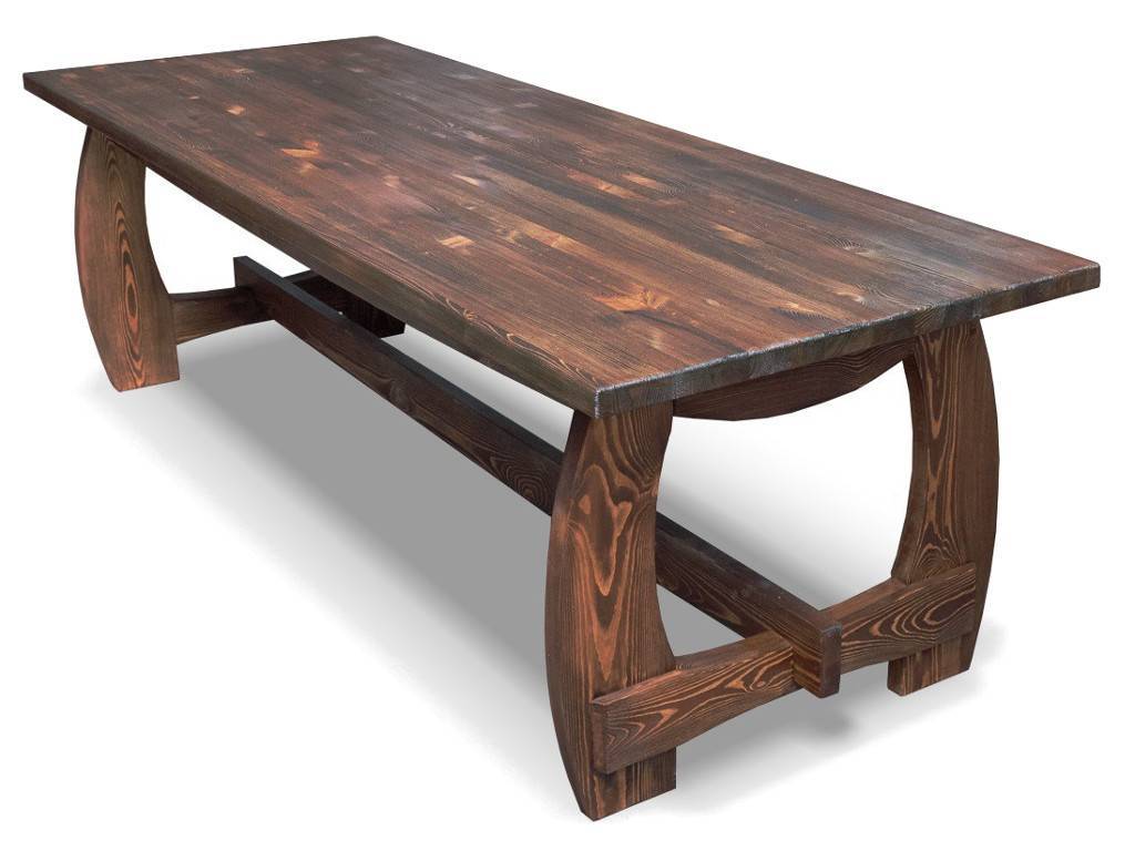 Деревянный стол: обзор лучших моделей, фото новинок дизайна, варианты размещения и сочетания в интерьере