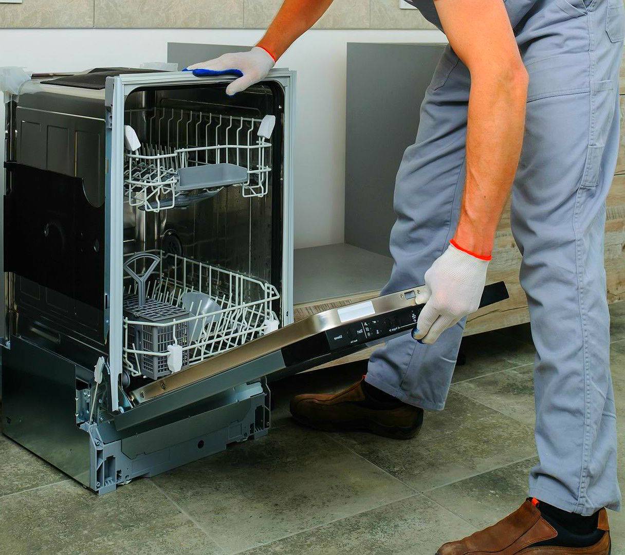 Как установить посудомоечную машину – пошаговая инструкция