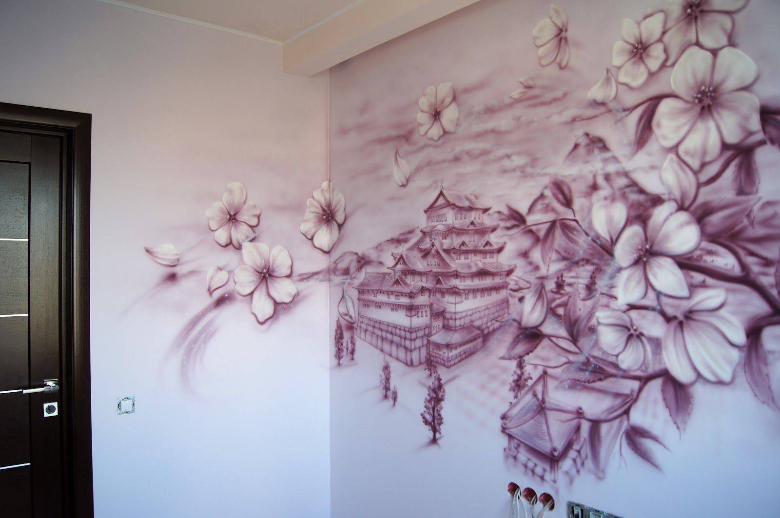 Рисунки на стенах своими руками- идеи дизайна, мастер класс пошагово