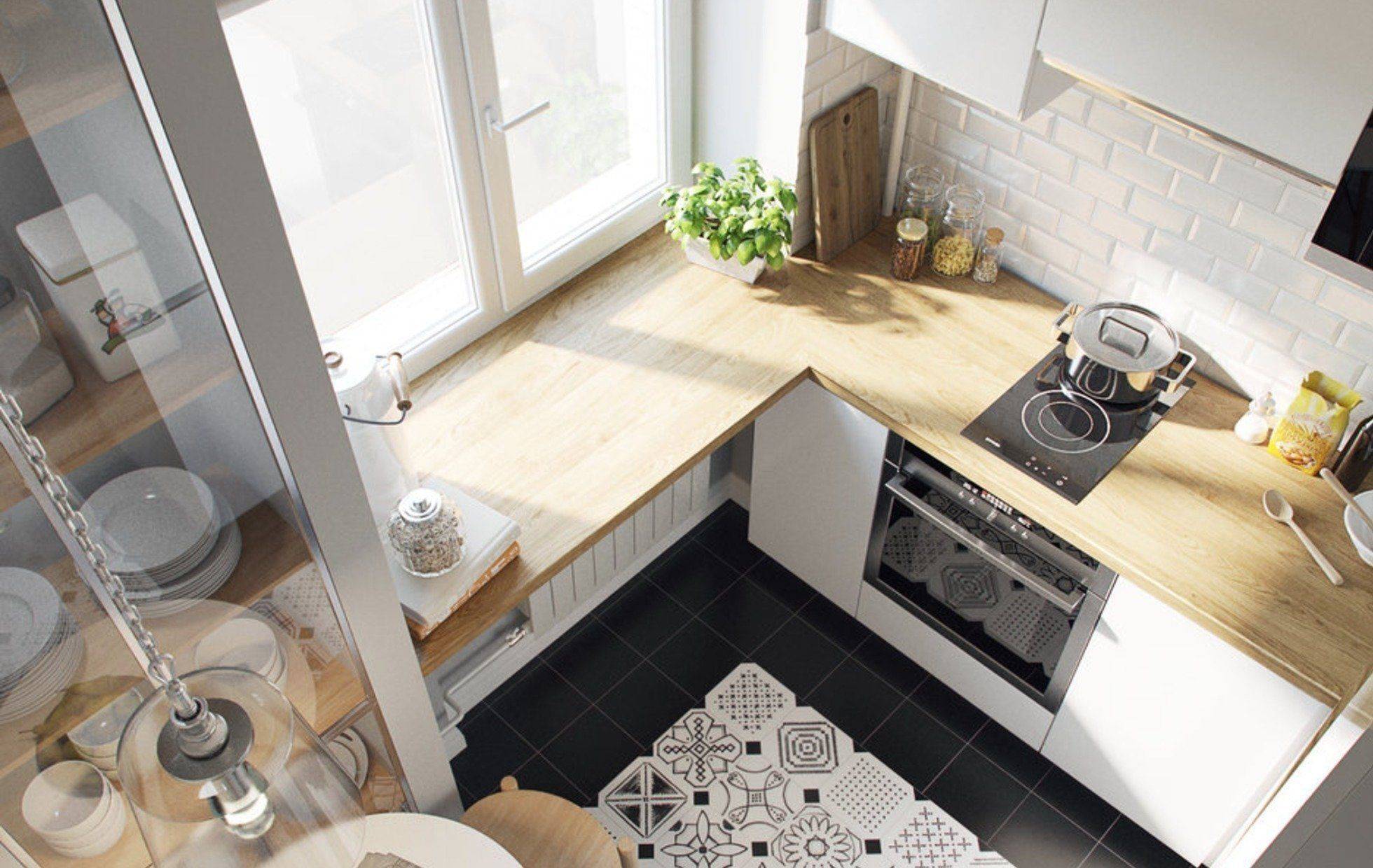 Как сэкономить место в маленькой кухне?