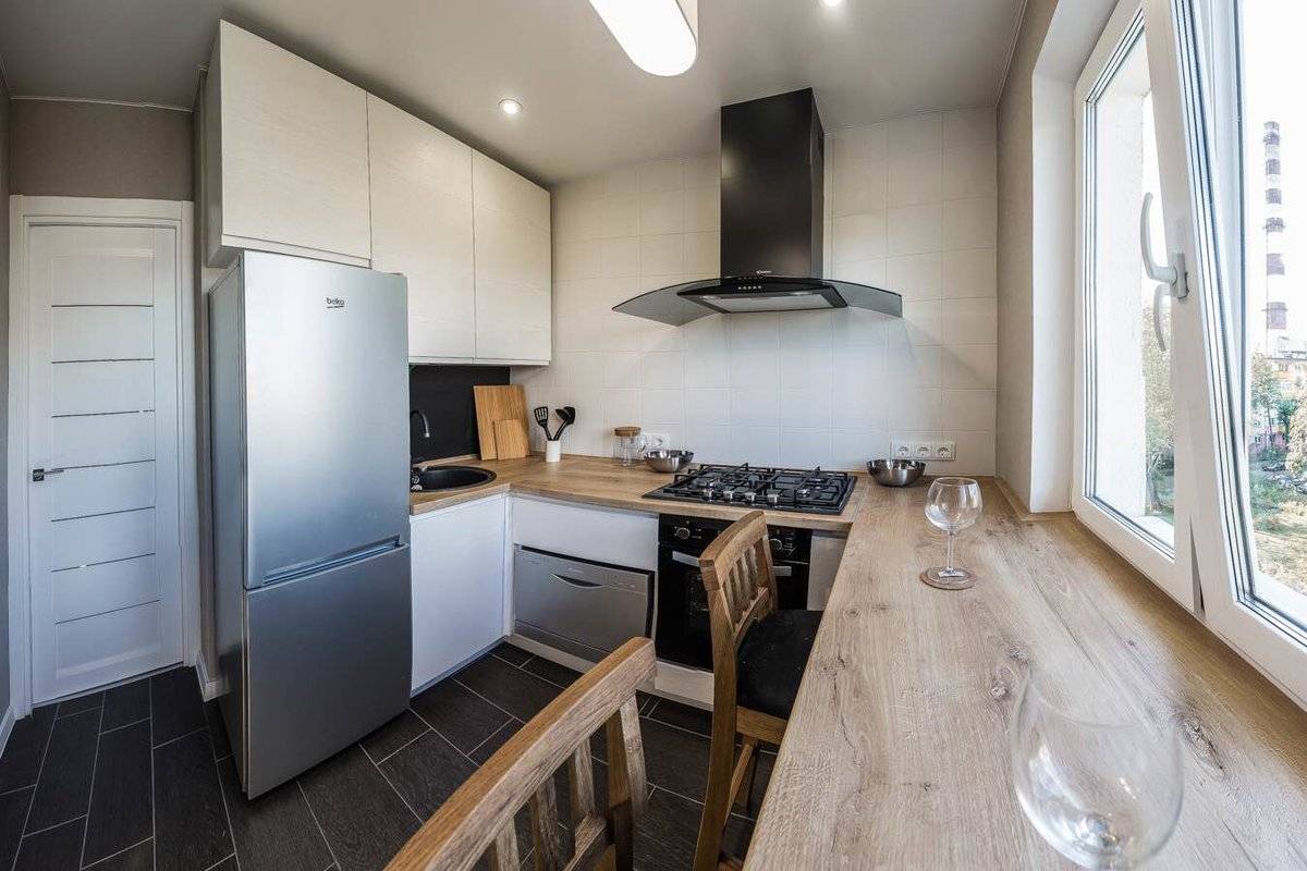 Как создать уютный дизайн на маленькой кухне площадью 7 кв. м - фото с примерами | ваша кухня