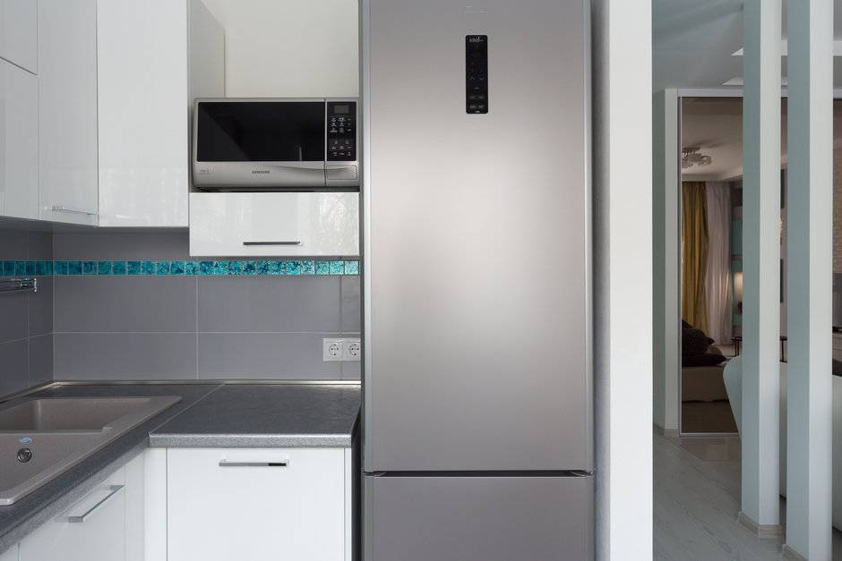Куда поставить холодильник на кухне: 57 фото, идеи размещения
