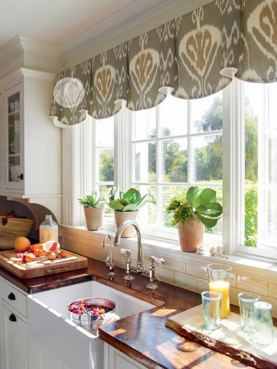Занавески на кухню: фото примеры дизайна занавесок в современном стиле