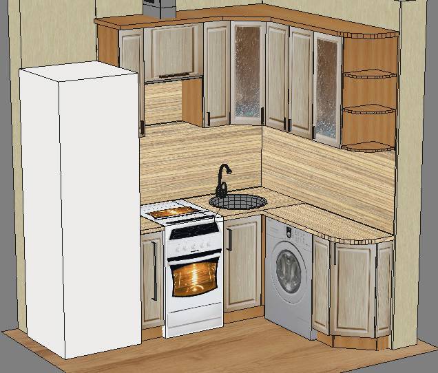 Кухня с газовой колонкой: реальных фото, варианты установки