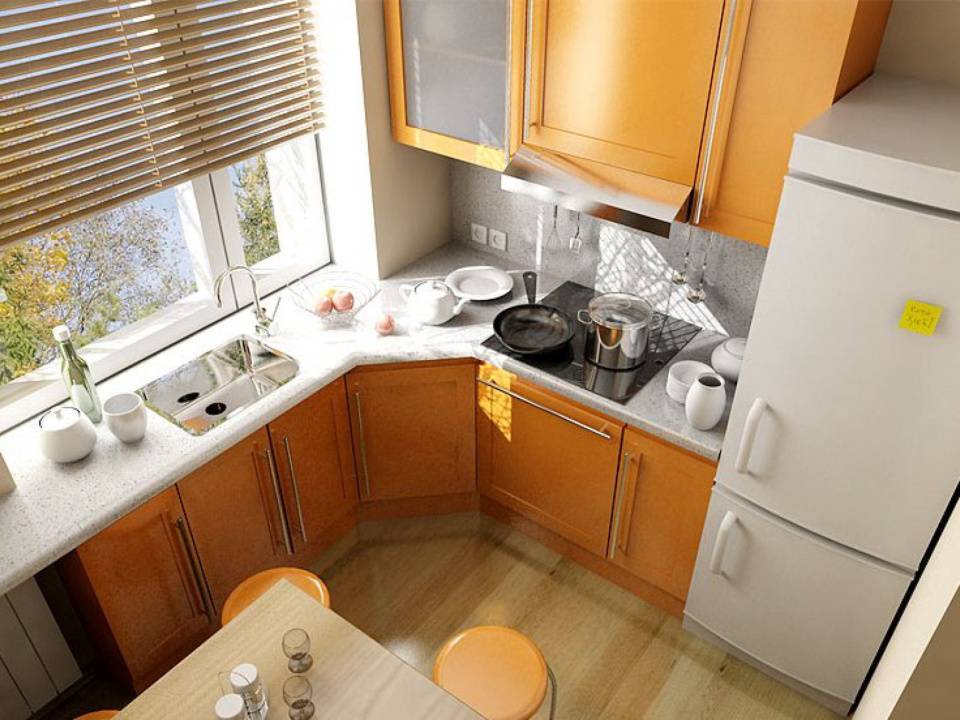 Дизайн кухни 6 кв.м - 5 идей и 138 фото (реальные ремонты)
