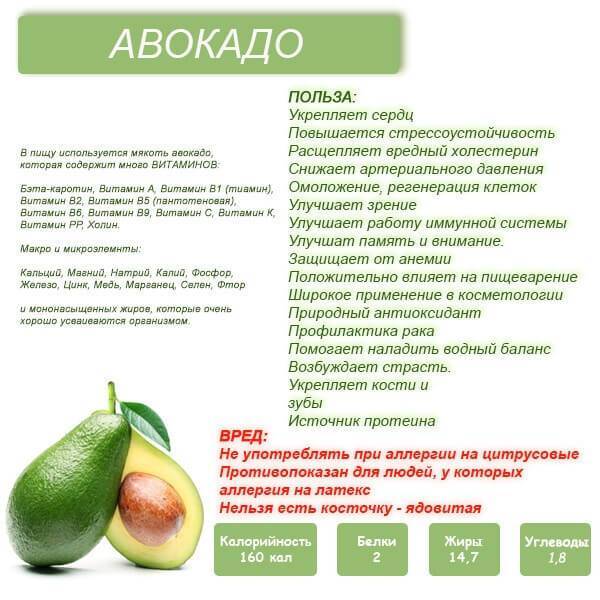 Какая польза авокадо, если съедать по одному авокадо каждый день