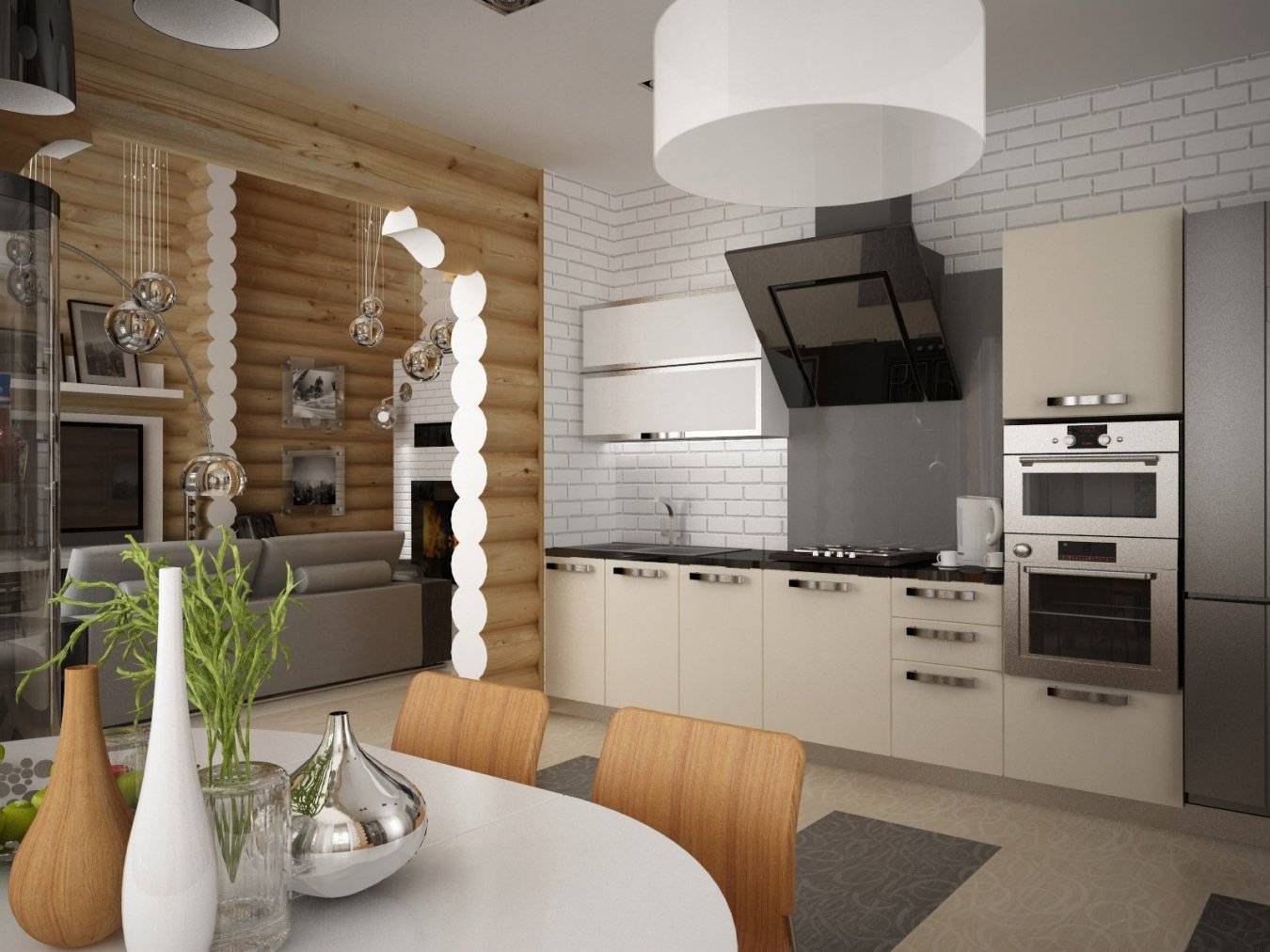 Дизайн кухни на даче + фото