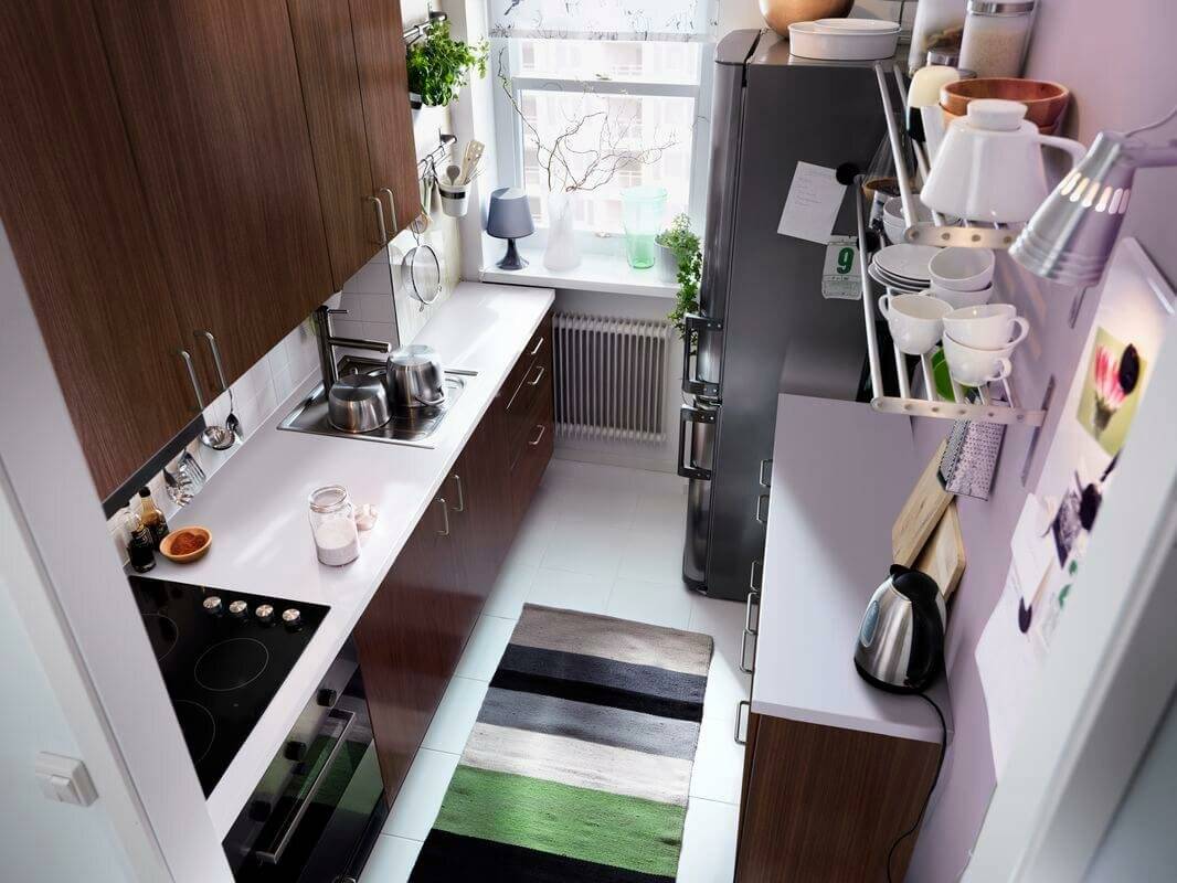Дизайн интерьера кухни 6 кв. м.: новинки оформления и примеры украшения маленькой кухни (95 фото)