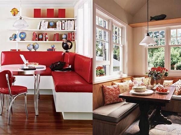 Кухонные прямые диваны: со спальным местом, с ящиком, виды, советы по выбору, фото.