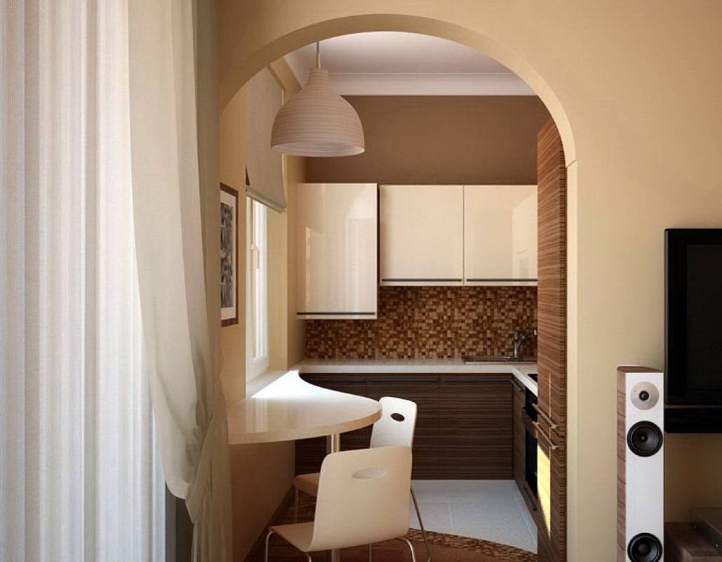 Арка на кухню (120 фото примеров дизайна): обзор идей, как оформить кухню с аркой вместо дверей