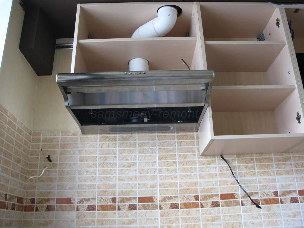 Как правильно установить купольную и встраиваемую вытяжку в шкаф на кухне