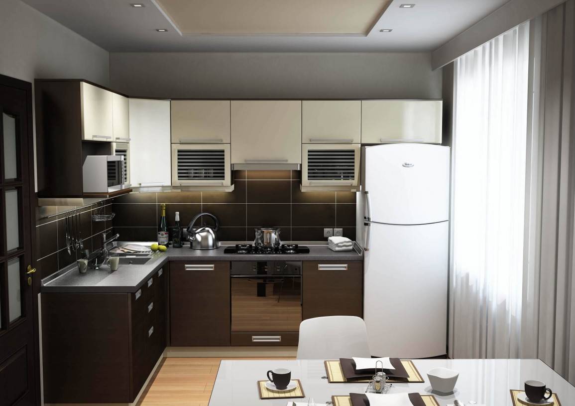 Дизайн кухни 3 на 3 метра (70 фото): красивые интерьеры кухонь, идеи ремонта